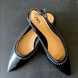 Zara studded ballet flats!!!